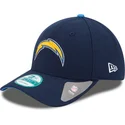 cappellino-curvo-blu-navy-regolabile-9forty-the-league-dei-los-angeles-chargers-nfl-di-new-era