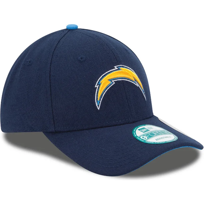 cappelli-curva-blu-marino-cinghia-regolabile-9forty-the-league-dei-los-angeles-chargers-nfl-di-new-era