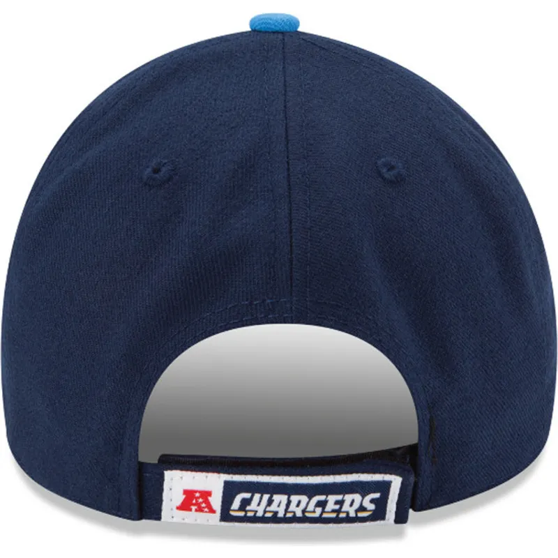 cappelli-curva-blu-marino-cinghia-regolabile-9forty-the-league-dei-los-angeles-chargers-nfl-di-new-era