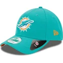 cappello-curvo-blu-regolabile-9forty-team-dei-miami-dolphins-nfl-di-new-era