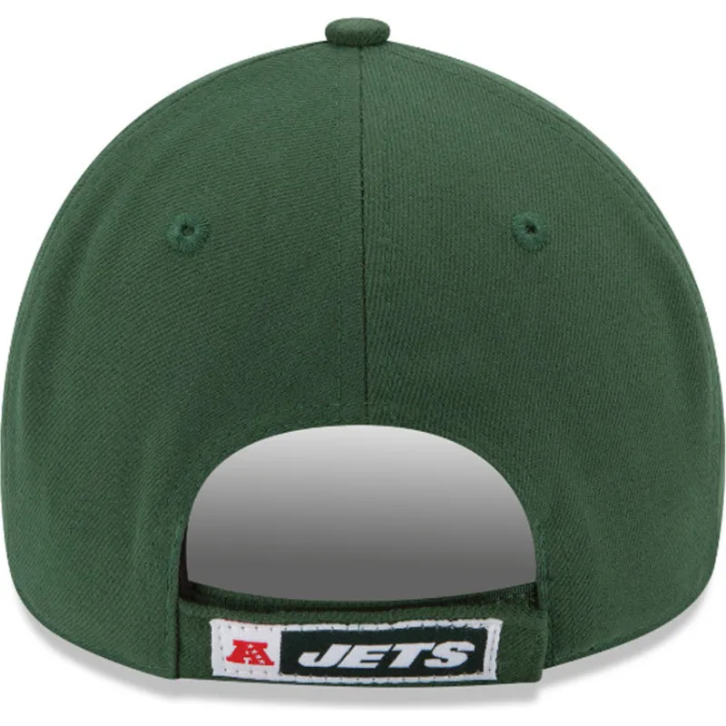 cappelli-curva-verde-cinghia-regolabile-9forty-the-league-dei-new-york-jets-nfl-di-new-era