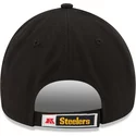 casquette-courbee-noire-ajustable-9forty-the-league-pittsburgh-steelers-nfl-new-era