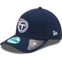 cappellino-visiera-curva-blu-marino-regolabile-9forty-the-league-di-tennessee-titans-nfl-di-new-era