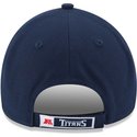 new-era-curved-brim-9forty-the-league-tennessee-titans-nfl-adjustable-cap-marineblau