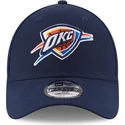 justerbar-marinbla-bojd-keps-9forty-the-league-oklahoma-city-thunder-nba-fran-new-era