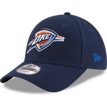 Justerbar marineblå kurvet kasket 9FORTY The League fra Oklahoma City Thunder NBA fra New Era