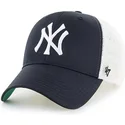 cappellino-trucker-nero-per-bambino-dei-new-york-yankees-mlb-mvp-branson-di-47-brand