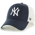 mutzen-gebogen-marineblau-snapback-fur-kinder-der-new-york-yankees-mlb-von-47-brand