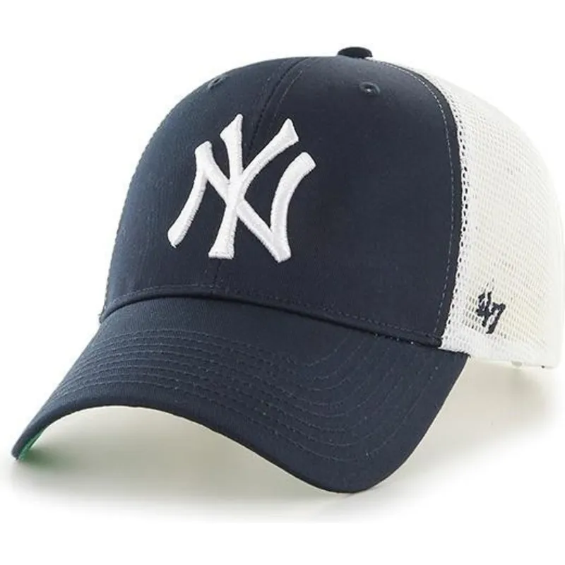 mutzen-gebogen-marineblau-snapback-fur-kinder-der-new-york-yankees-mlb-von-47-brand