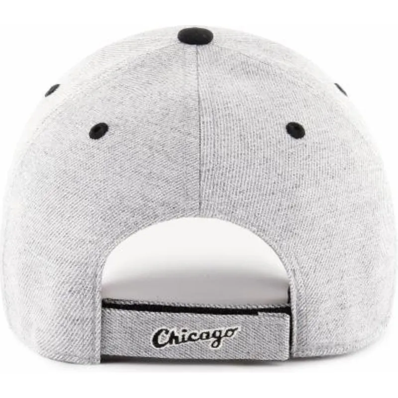 cappelli-curva-grigio-cinghia-regolabile-dei-chicago-white-sox-mlb-di-47-brand