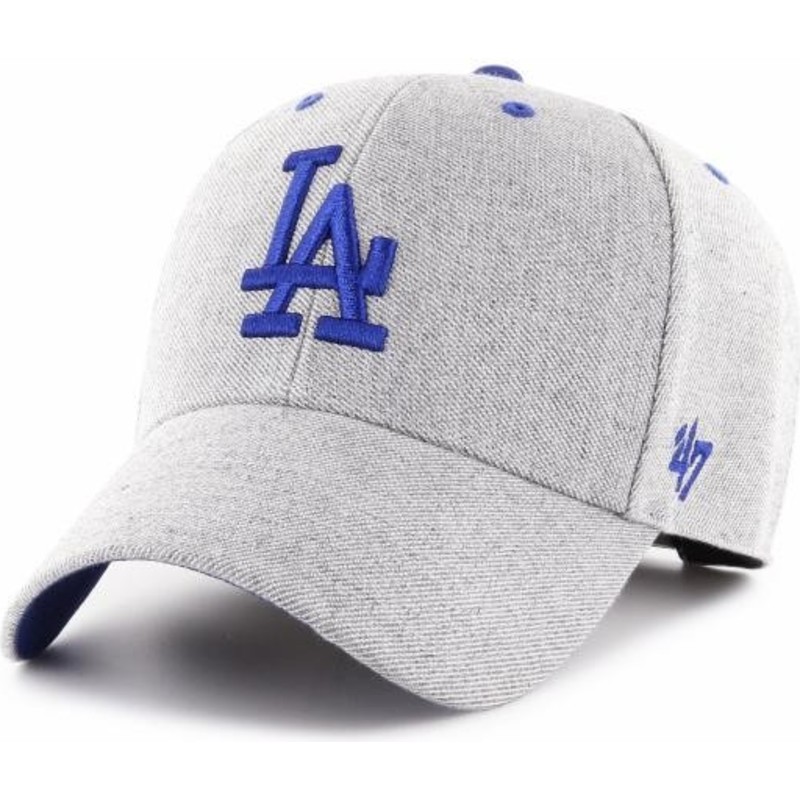 47-brand-curved-brim-los-angeles-dodgers-mlb-mvp-storm-cloud-adjustable-cap-grau