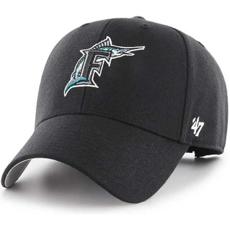 cappelli-curva-nero-cinghia-regolabile-clasico-dei-miami-marlins-mlb-di-47-brand cappelli-curva-nero-cinghia-regolabile-clasico-dei-miami-marlins-mlb-di-47-brand
