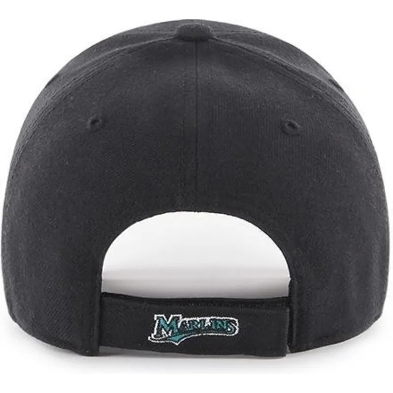mutzen-gebogen-schwarz-verstellbares-band-clasico-der-miami-marlins-mlb-von-47-brand mutzen-gebogen-schwarz-verstellbares-band-clasico-der-miami-marlins-mlb-von-47-brand