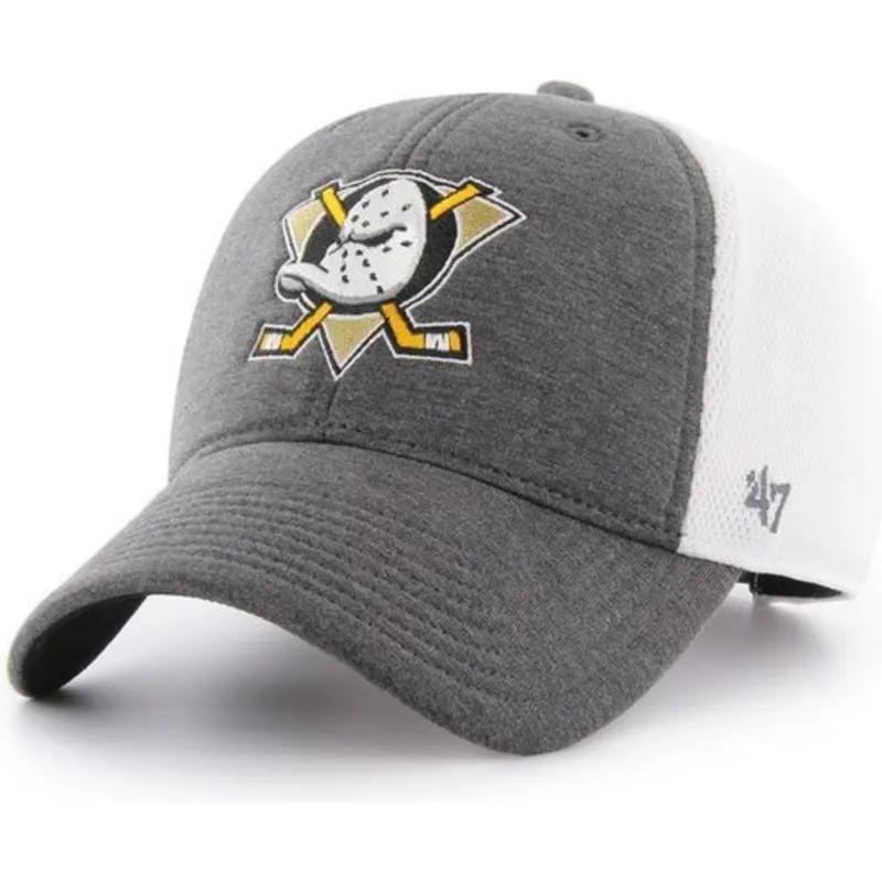 cappelli-curva-grigio-cinghia-regolabile-dei-anaheim-ducks-nhl-di-47-brand