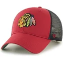 cappelli-curva-rosso-snapback-dei-chicago-blackhawks-nhl-di-47-brand