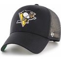 47-brand-mit-gelbem-logo-pittsburgh-penguins-nhl-mvp-branson-trucker-cap-schwarz