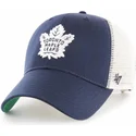 cappelli-curva-blu-marino-snapback-dei-toronto-maple-leafs-nhl-di-47-brand