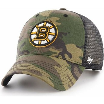 47 Brand Boston Bruins NHL MVP Branson Trucker Cap camo