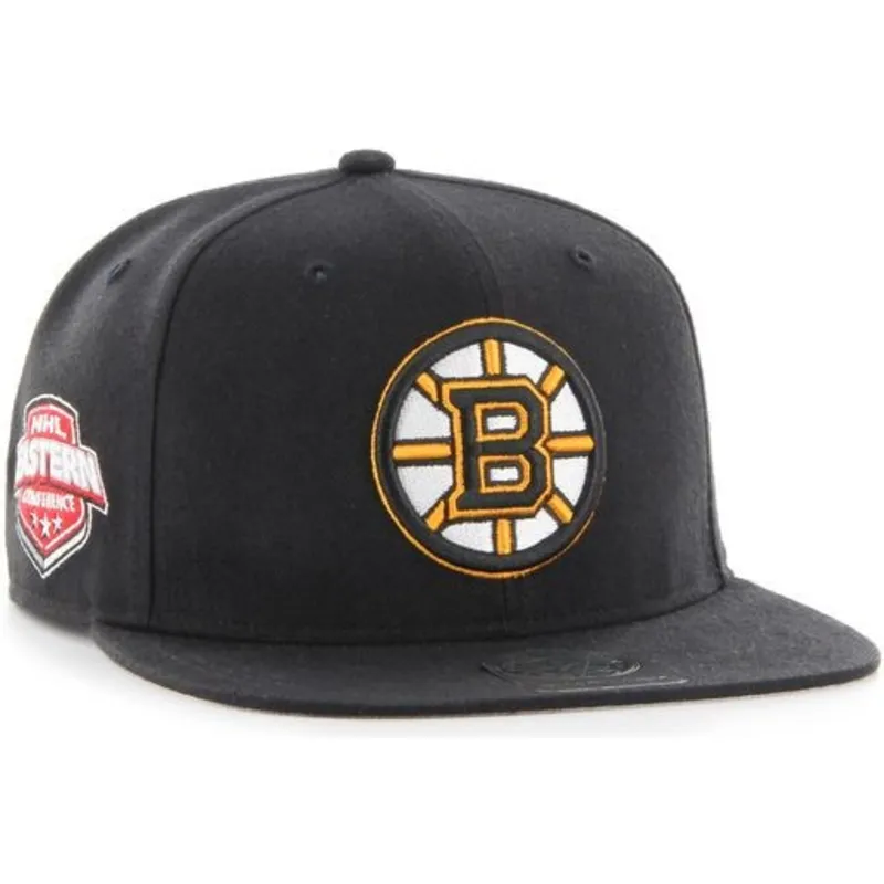 cappelli-piatta-nero-snapback-dei-boston-bruins-nhl-di-47-brand