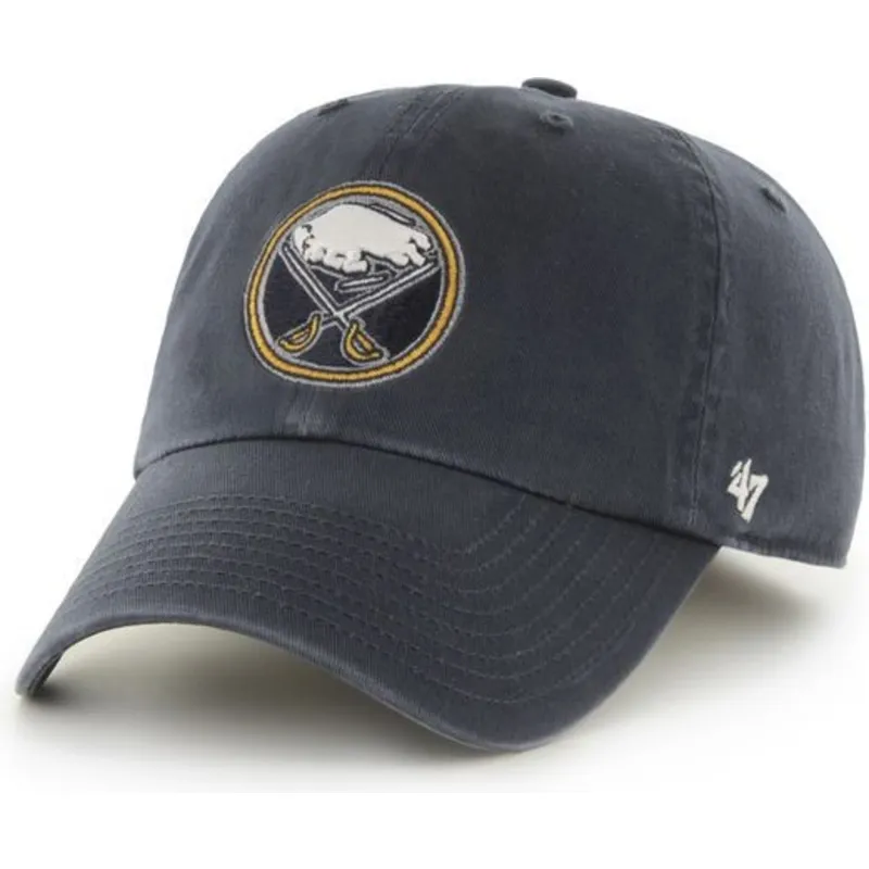 cappelli-curva-blu-marino-cinghia-regolabile-dei-buffalo-sabres-nhl-di-47-brand