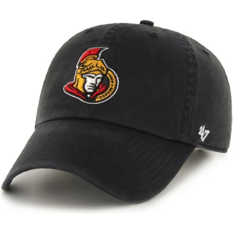 mutzen-gebogen-schwarz-verstellbares-band-der-ottawa-senators-nhl-von-47-brand