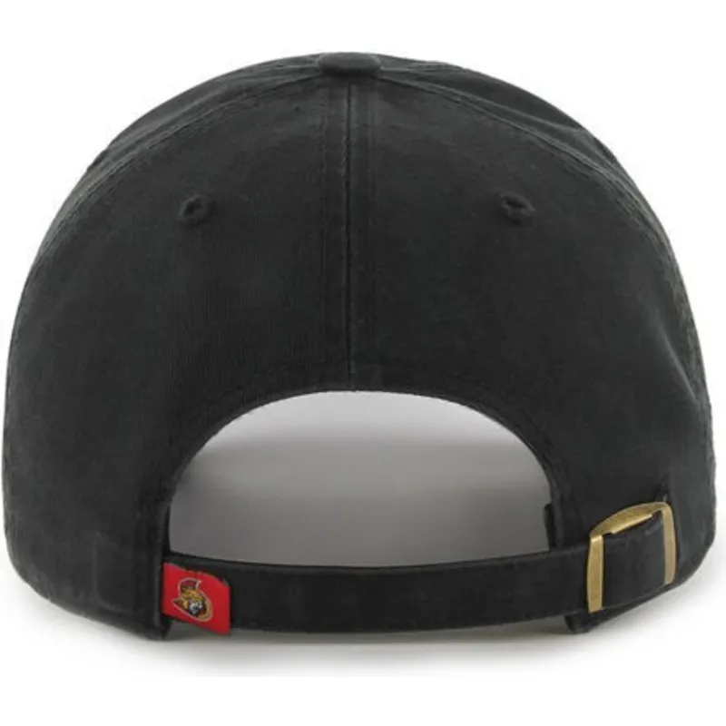 cappelli-curva-nero-cinghia-regolabile-dei-ottawa-senators-nhl-di-47-brand