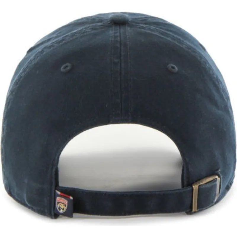 cappelli-curva-blu-marino-cinghia-regolabile-dei-florida-panthers-nhl-di-47-brand