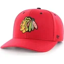 cappellino-curvo-rosso-chicago-blackhawks-nhl-mvp-dp-audible-di-47-brand