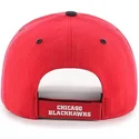 cappelli-curva-rosso-cinghia-regolabile-dei-chicago-blackhawks-nhl-di-47-brand