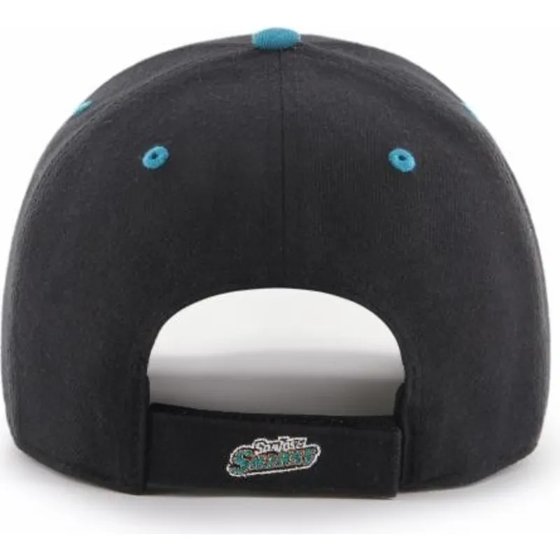 mutzen-gebogen-schwarz-verstellbares-band-der-san-jose-sharks-nhl-von-47-brand