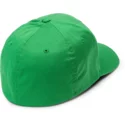 cappellino-visiera-curva-verde-aderente-full-stone-xfit-dark-kelly-di-volcom