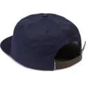 cappellino-visiera-piatta-blu-marino-regolabile-stone-battery-navy-di-volcom