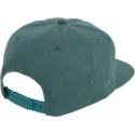 cappellino-visiera-piatta-verde-snapback-shop-dark-green-di-volcom