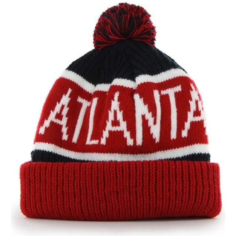 cappelli-pompon-rosso-dei-atlanta-braves-mlb-di-47-brand