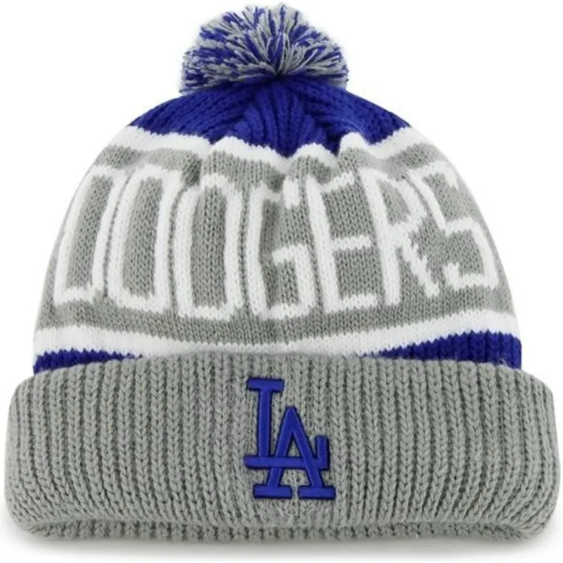 cappelli-pompon-grigio-dei-los-angeles-dodgers-mlb-di-47-brand