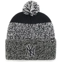 cappello-grigio-e-blu-navy-con-pompon-dei-new-york-yankees-mlb-cuff-knit-static-di-47-brand