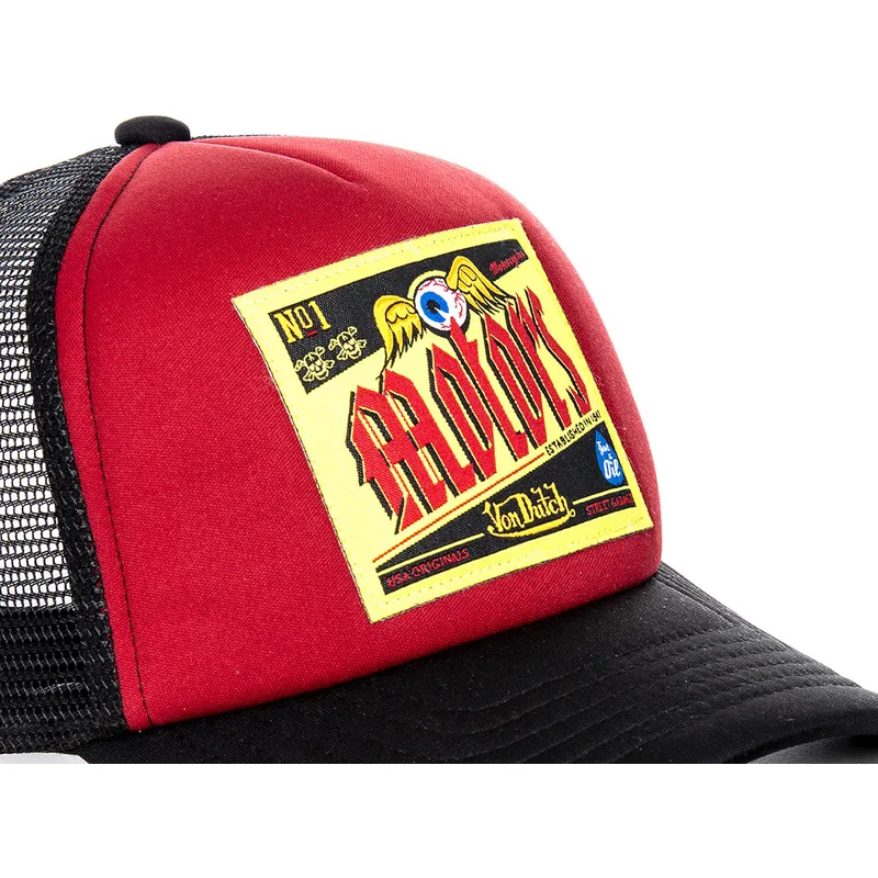 mutzen-gebogen-rot-snapback-von-von-dutch mutzen-gebogen-rot-snapback-von-von-dutch