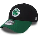 39thirty-black-base-boston-celtics-mlb-new-era-schwarze-und-grune-gebogene-kappe
