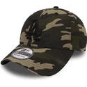 cappelli-curva-mimetizzazione-regolato-negro-39thirty-essential-dei-los-angeles-dodgers-mlb-di-new-era