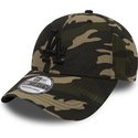 casquette-courbee-camouflage-ajustee-avec-logo-noir-39thirty-essential-los-angeles-dodgers-mlb-new-era