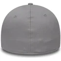 cappellino-grigio-curvo-regolabile-con-logo-oro-39thirty-essential-dei-los-angeles-dodgers-mlb-di-new-era