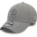 new-era-mlb-new-york-yankees-39thirty-stretch-rubber-emblem-graue-gebogene-kinderkappe