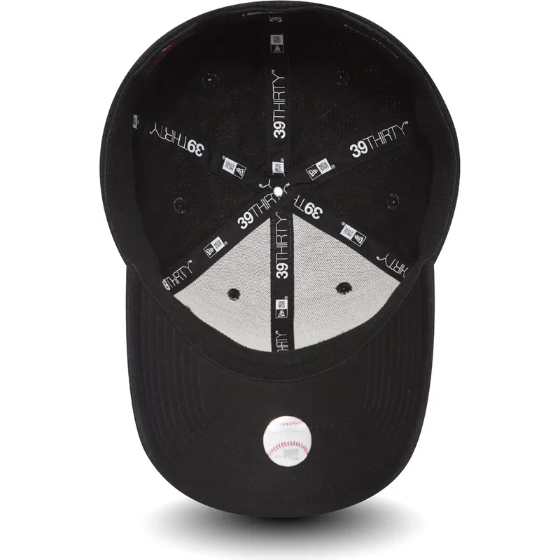 cappelli-curva-nero-regolato-per-bambino-39thirty-rubber-prime-dei-new-york-yankees-mlb-di-new-era