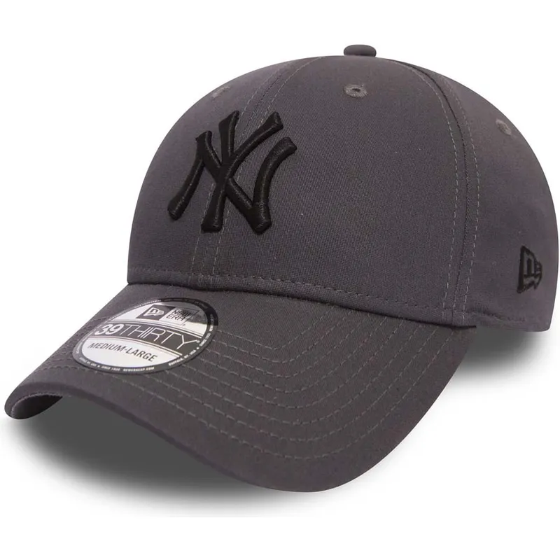 cappelli-curva-pietra-regolato-negro-39thirty-league-essential-dei-new-york-yankees-mlb-di-new-era