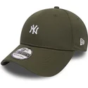 cappello-curvo-verde-aderente-39thirty-mini-logo-dei-new-york-yankees-mlb-di-new-era