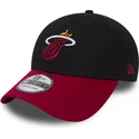 cappelli-curva-nero-regolato-39thirty-black-base-dei-miami-heat-nba-di-new-era