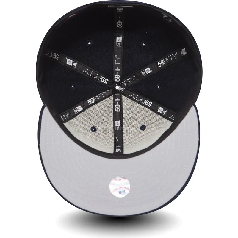 cappelli-piatta-blu-marino-regolato-59fifty-camel-hair-dei-new-york-yankees-mlb-di-new-era