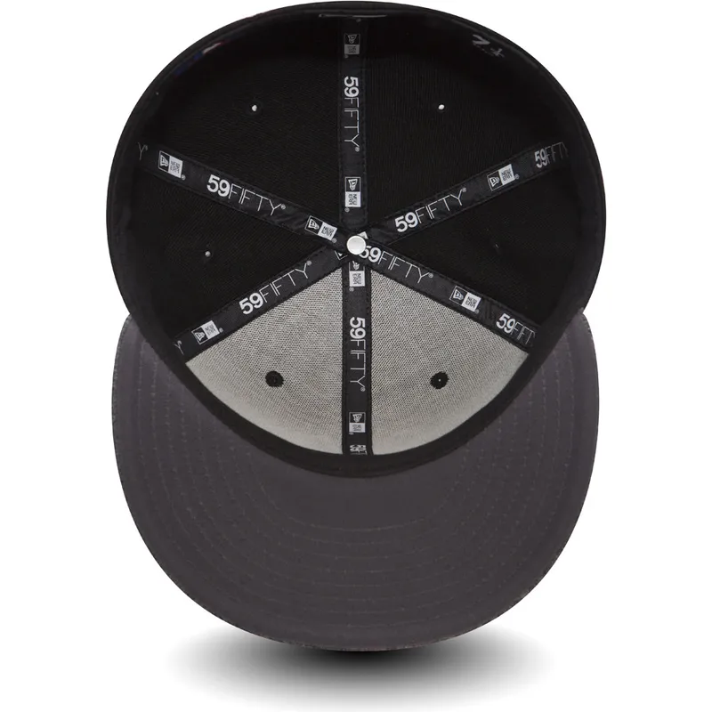 cappelli-piatta-nero-regolato-59fifty-grey-collection-dei-new-york-yankees-mlb-di-new-era
