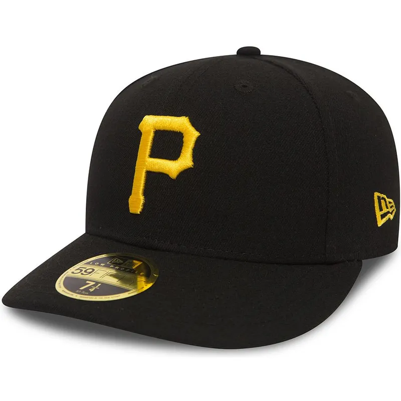 cappelli-curva-nero-regolato-59fifty-low-profile-poly-dei-pittsburgh-pirates-mlb-di-new-era