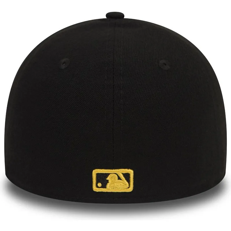 cappelli-curva-nero-regolato-59fifty-low-profile-poly-dei-pittsburgh-pirates-mlb-di-new-era